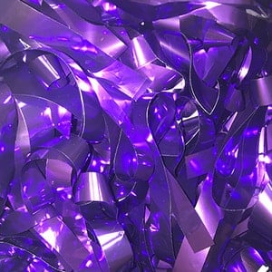 Бумага металлизированная фиолетовая для шоу